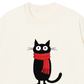 Áo Thun Relaxed Fit Red Scarf Cat