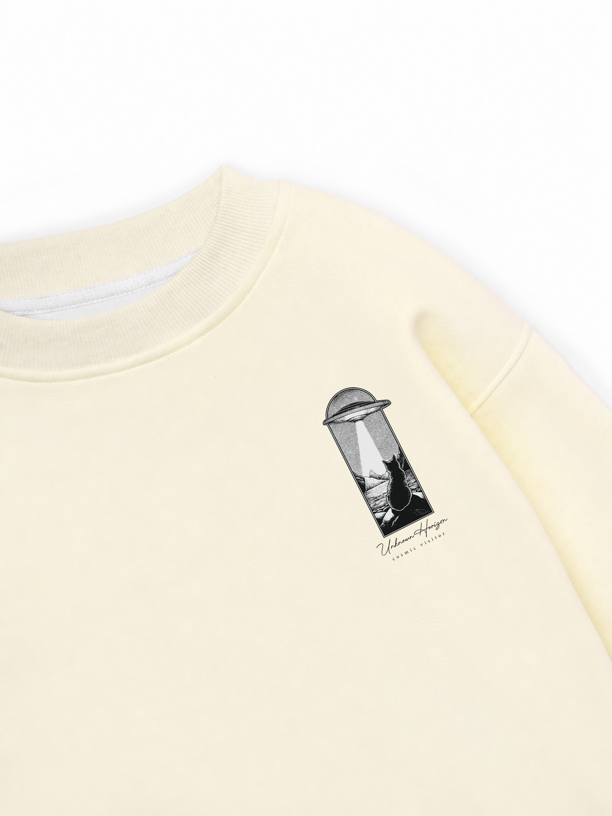 Áo Sweater Nỉ Hai Da Cosmic Visitor