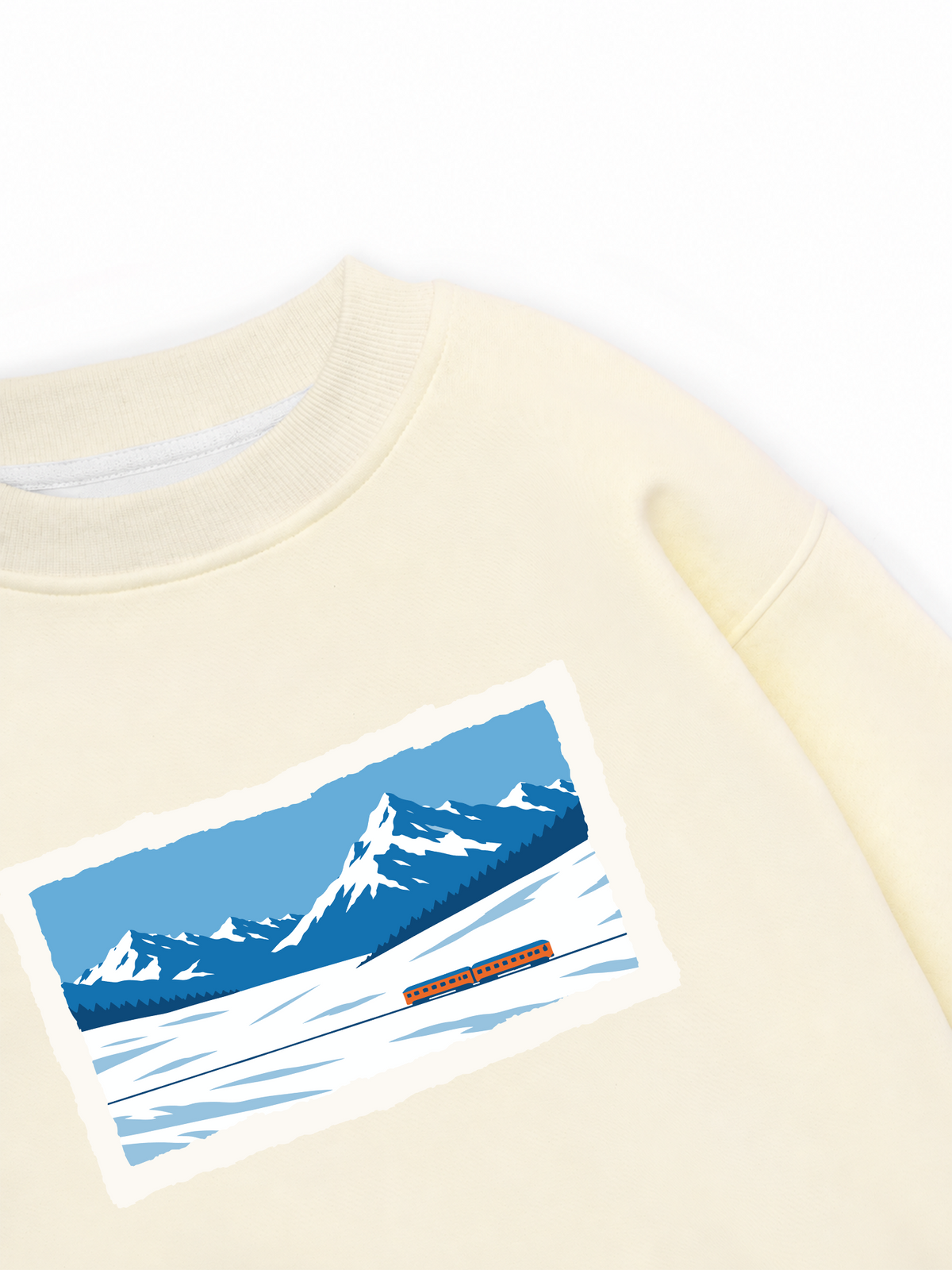 Áo Sweater Nỉ Hai Da Frozen Passage