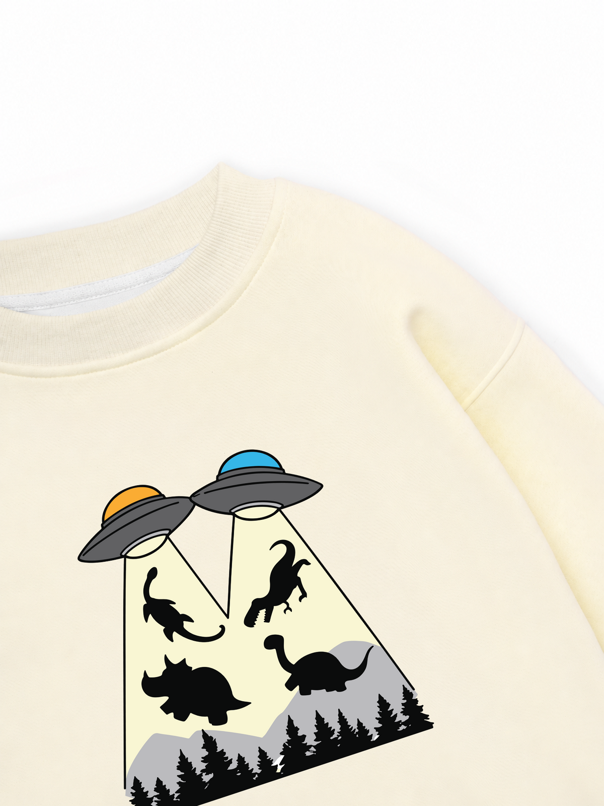 Áo Sweater Nỉ Hai Da DINO ABDUCTION