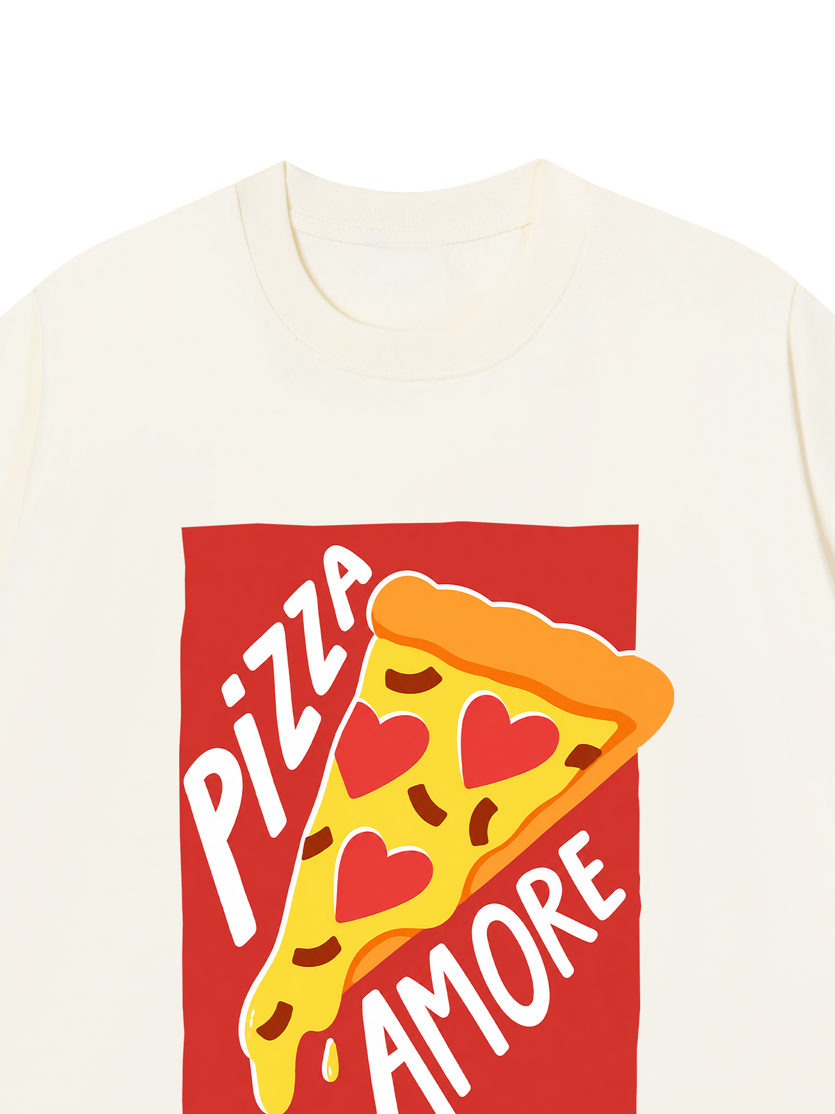 Áo Thun Relaxed Fit Pizza Amore
