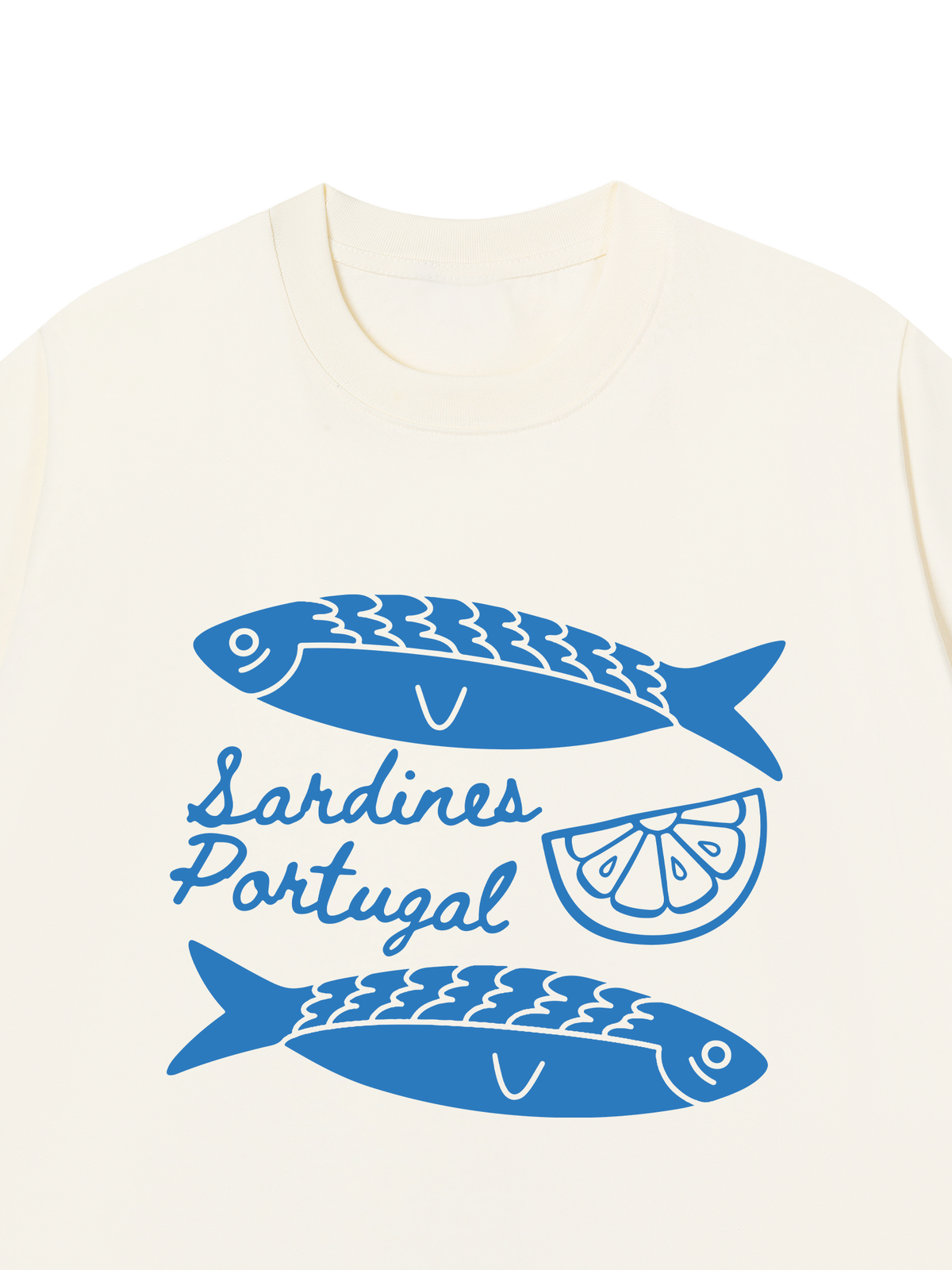 Áo Thun Relaxed Fit Blue Sardine