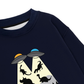 Áo Sweater Nỉ Hai Da DINO ABDUCTION