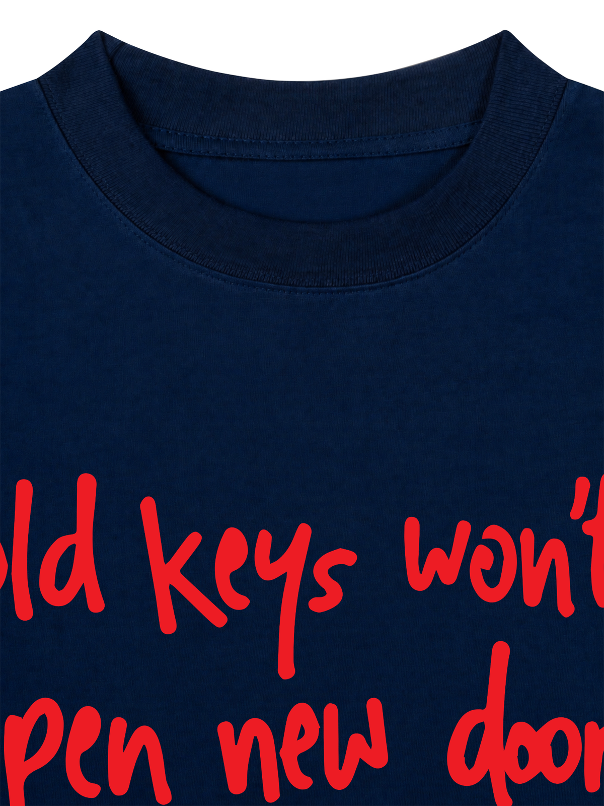 Áo Thun Boxy Old Key Won't Open New Doors