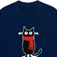 Áo Thun Relaxed Fit Red Scarf Cat