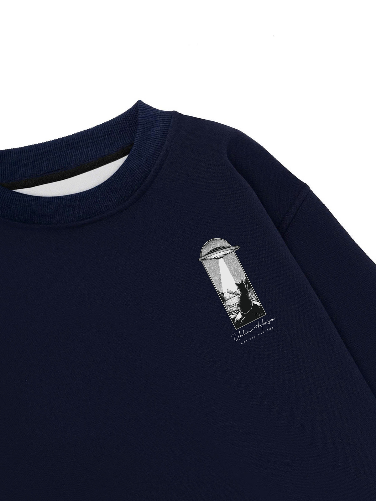Áo Sweater Nỉ Hai Da Cosmic Visitor