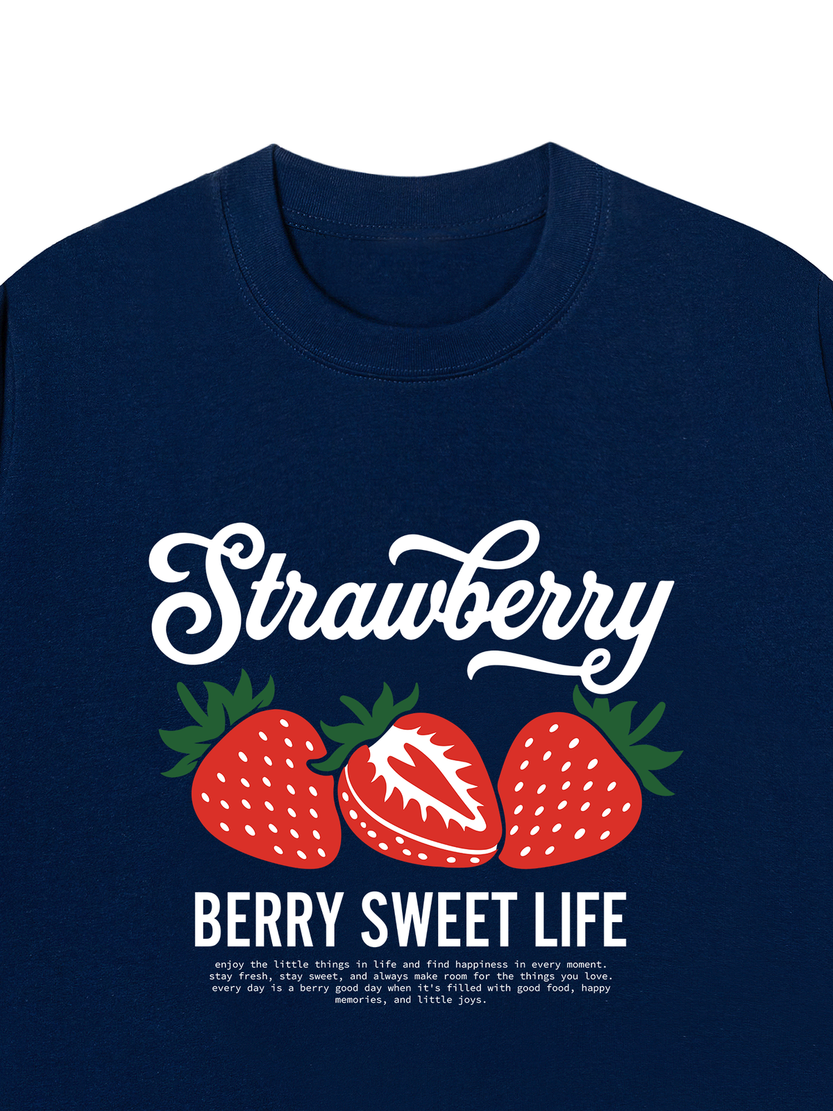 Áo Thun Relaxed Fit BERRY SWEET LIFE