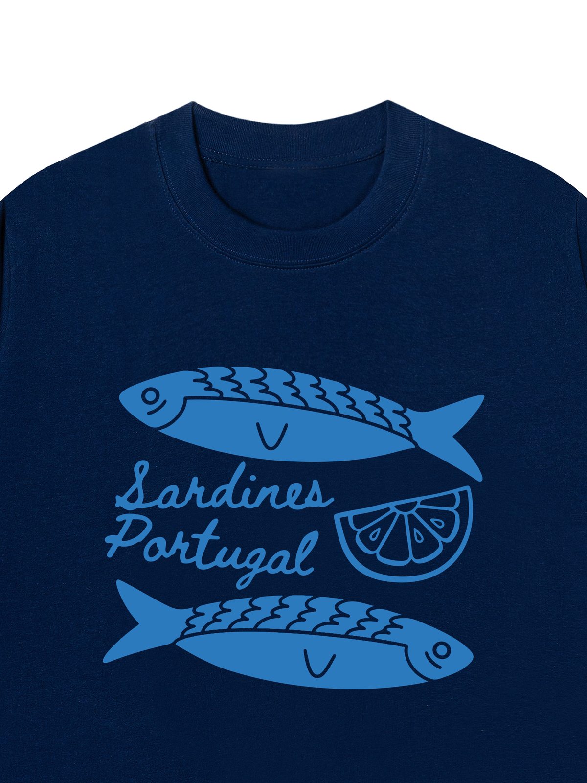 Áo Thun Relaxed Fit Blue Sardine