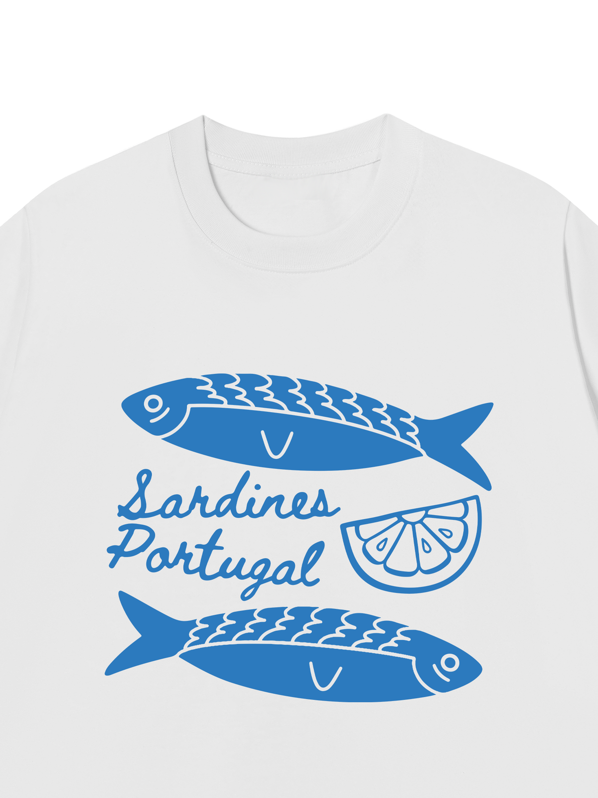 Áo Thun Relaxed Fit Blue Sardine