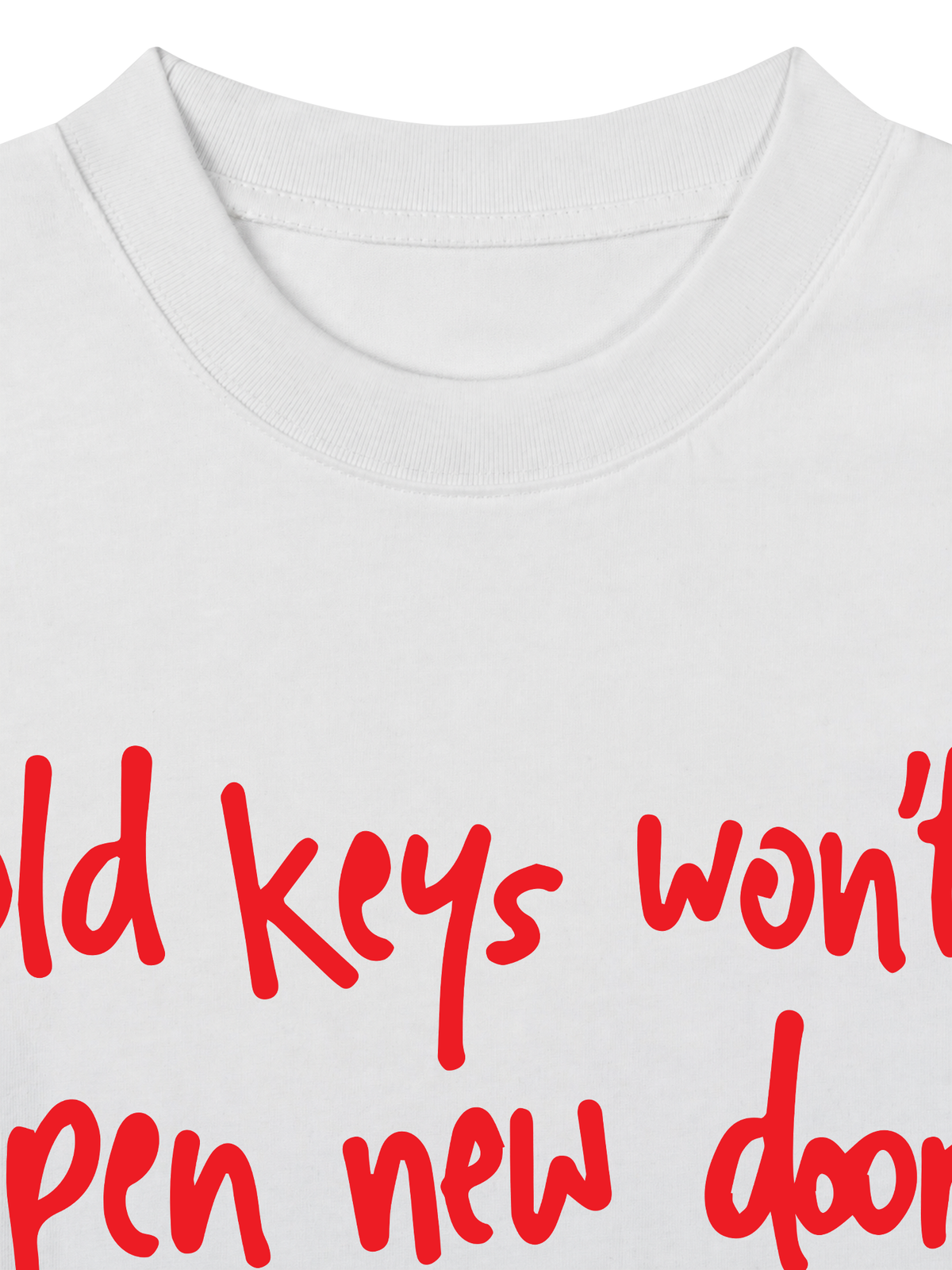 Áo Thun Boxy Old Key Won't Open New Doors