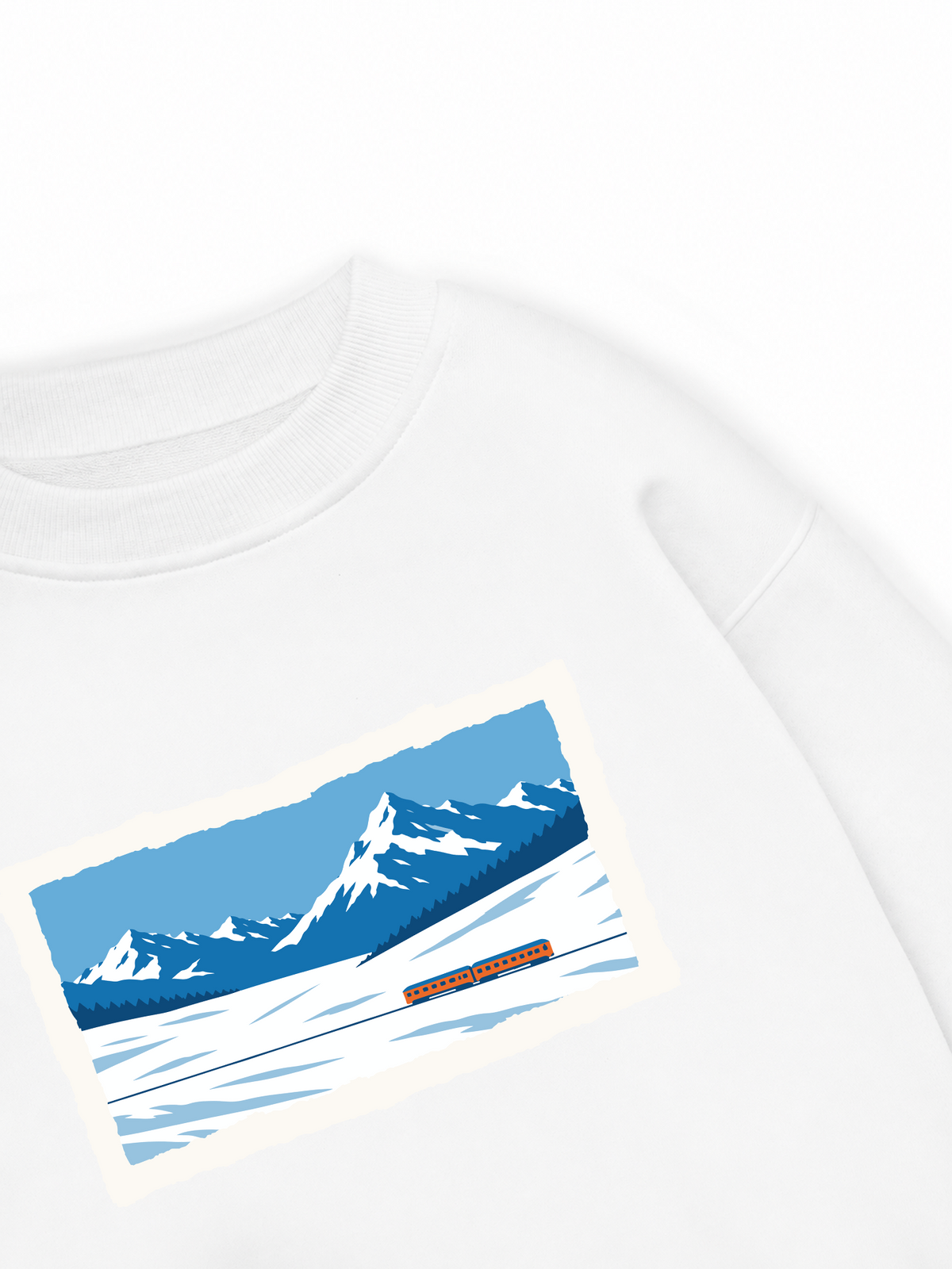 Áo Sweater Nỉ Hai Da Frozen Passage