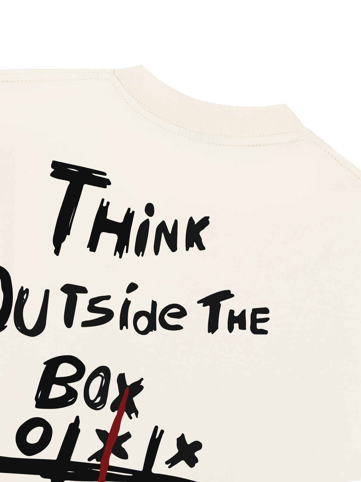 Áo Thun Boxy Think Outside The Box