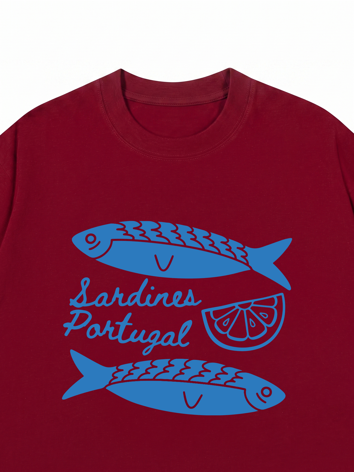 Áo Thun Relaxed Fit Blue Sardine