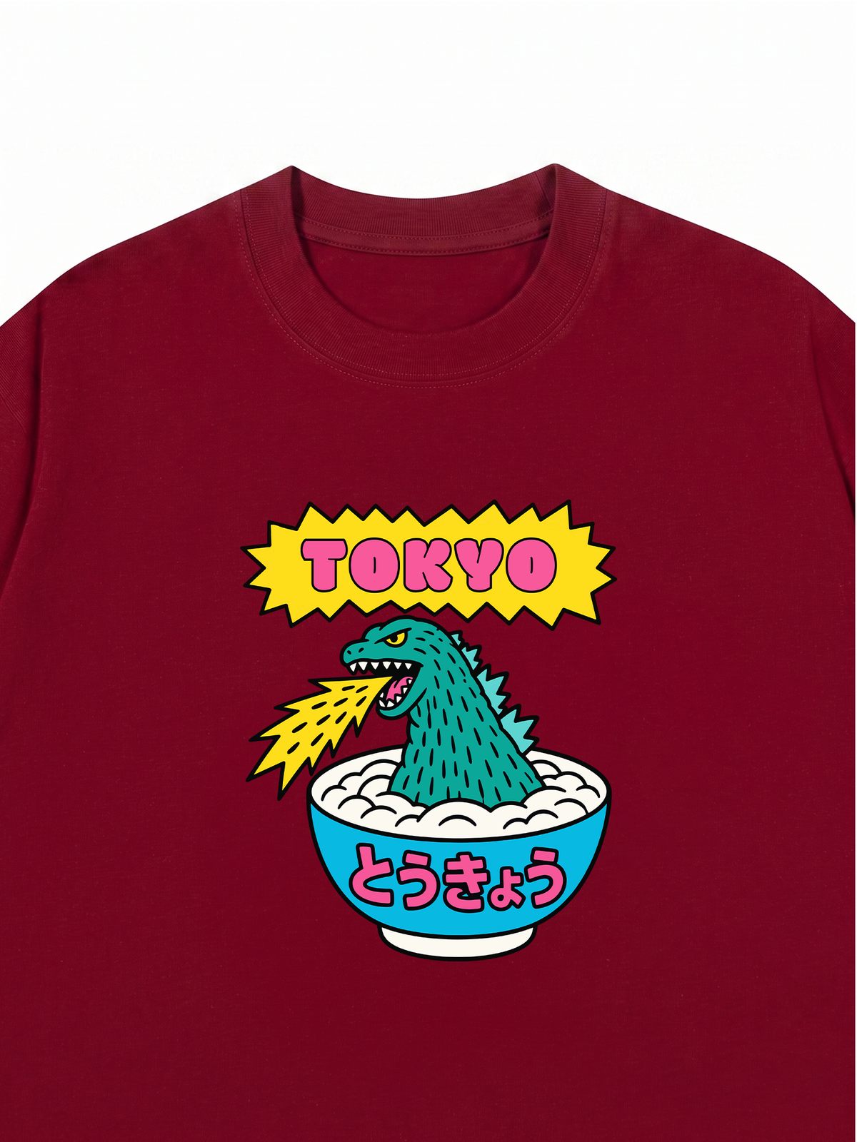 Áo Thun Relaxed Fit Tokyo Kaiju Ramen