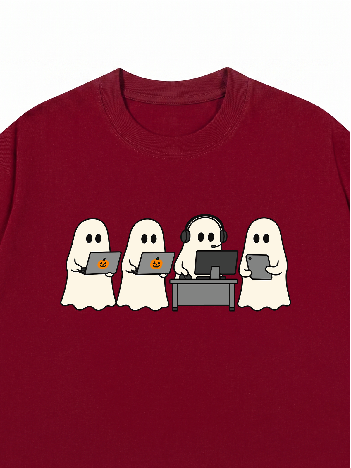 Áo Thun Relaxed Fit Ghost Office Squad