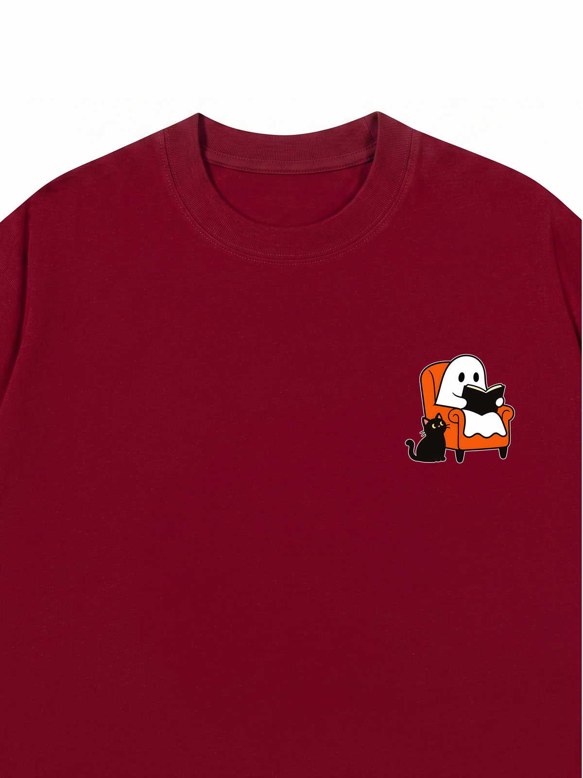 Áo Thun Relaxed Fit Ghost & Black Cat