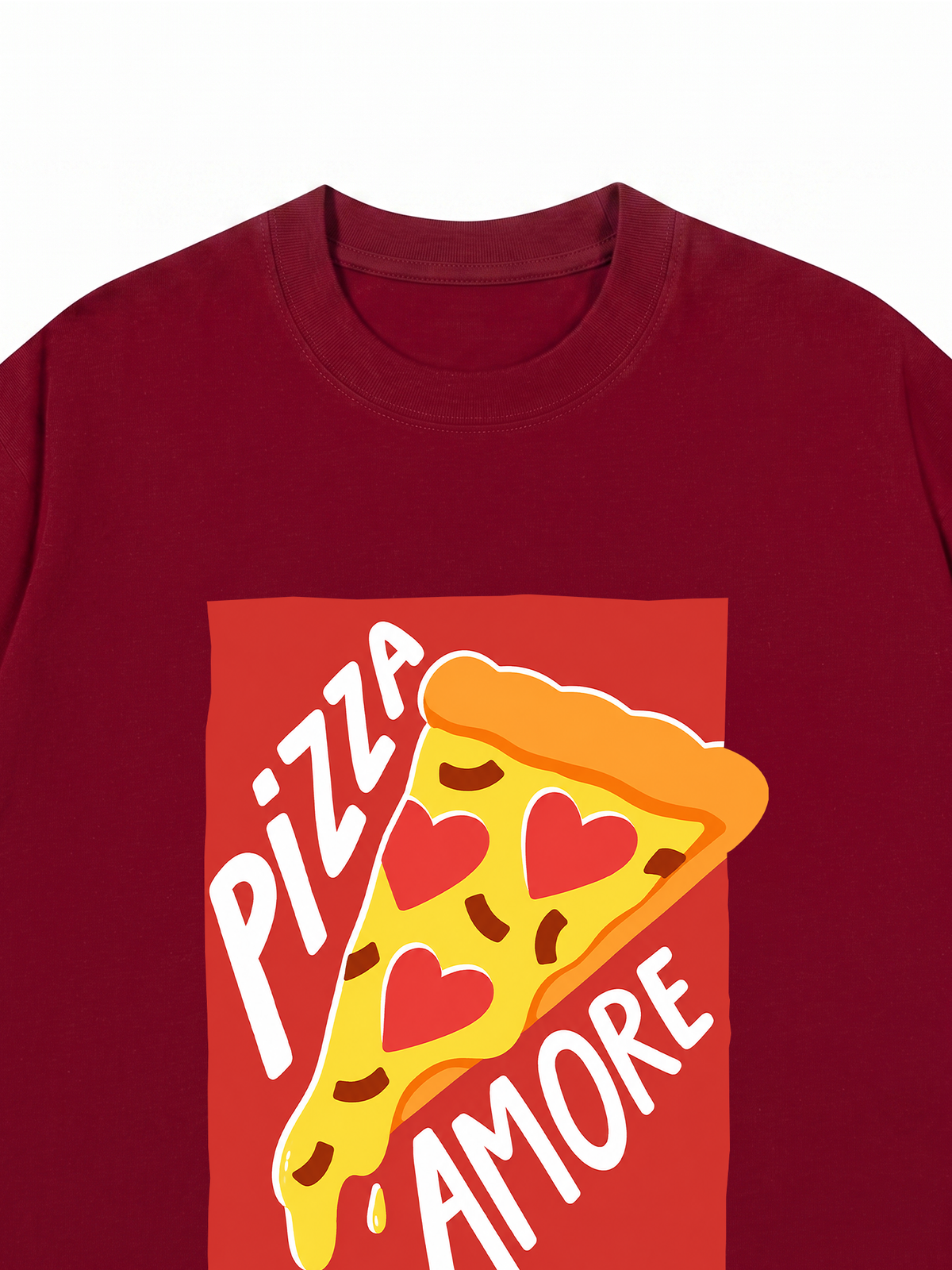 Áo Thun Relaxed Fit Pizza Amore