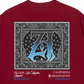 Áo Thun Relaxed Fit Hidden Meaning Zillion Black Blue Bandana