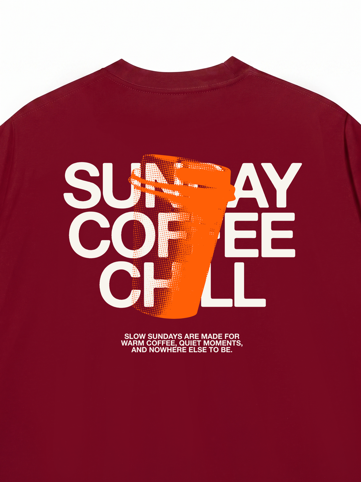 Áo Thun Relaxed Fit Sunday Coffee Chill