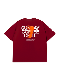 Áo Thun Relaxed Fit Sunday Coffee Chill