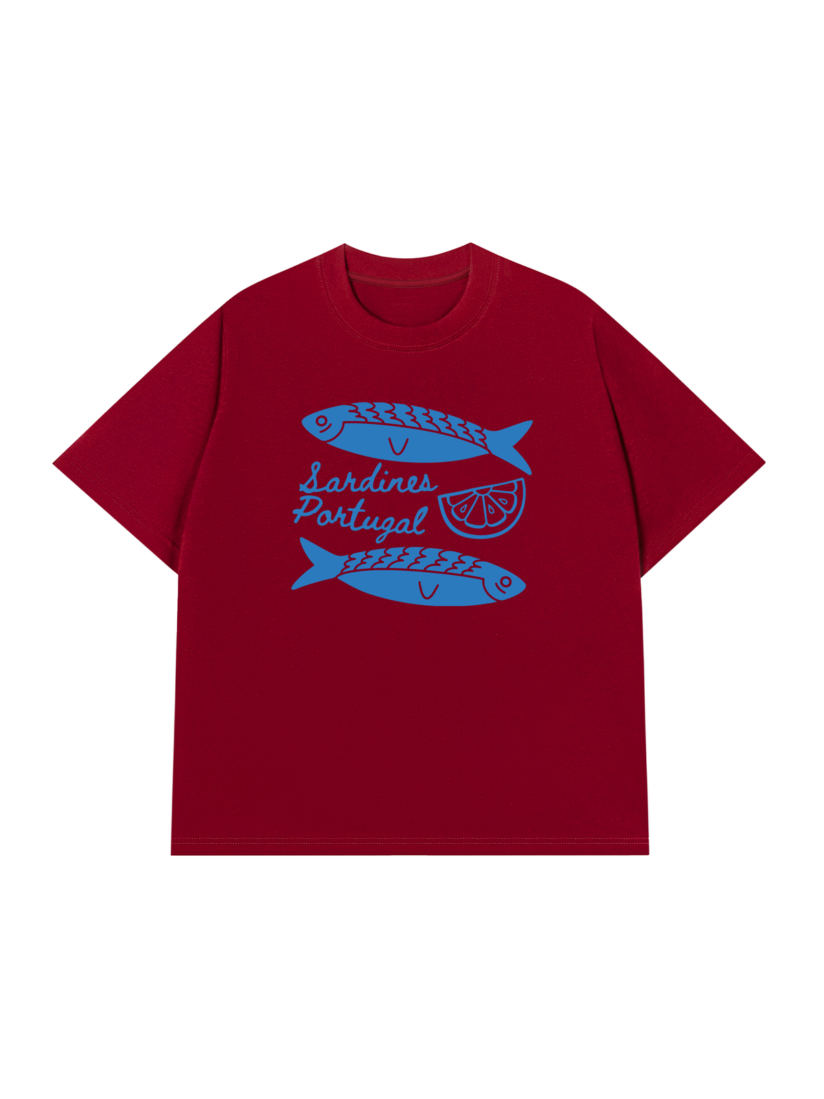 Áo Thun Relaxed Fit Blue Sardine
