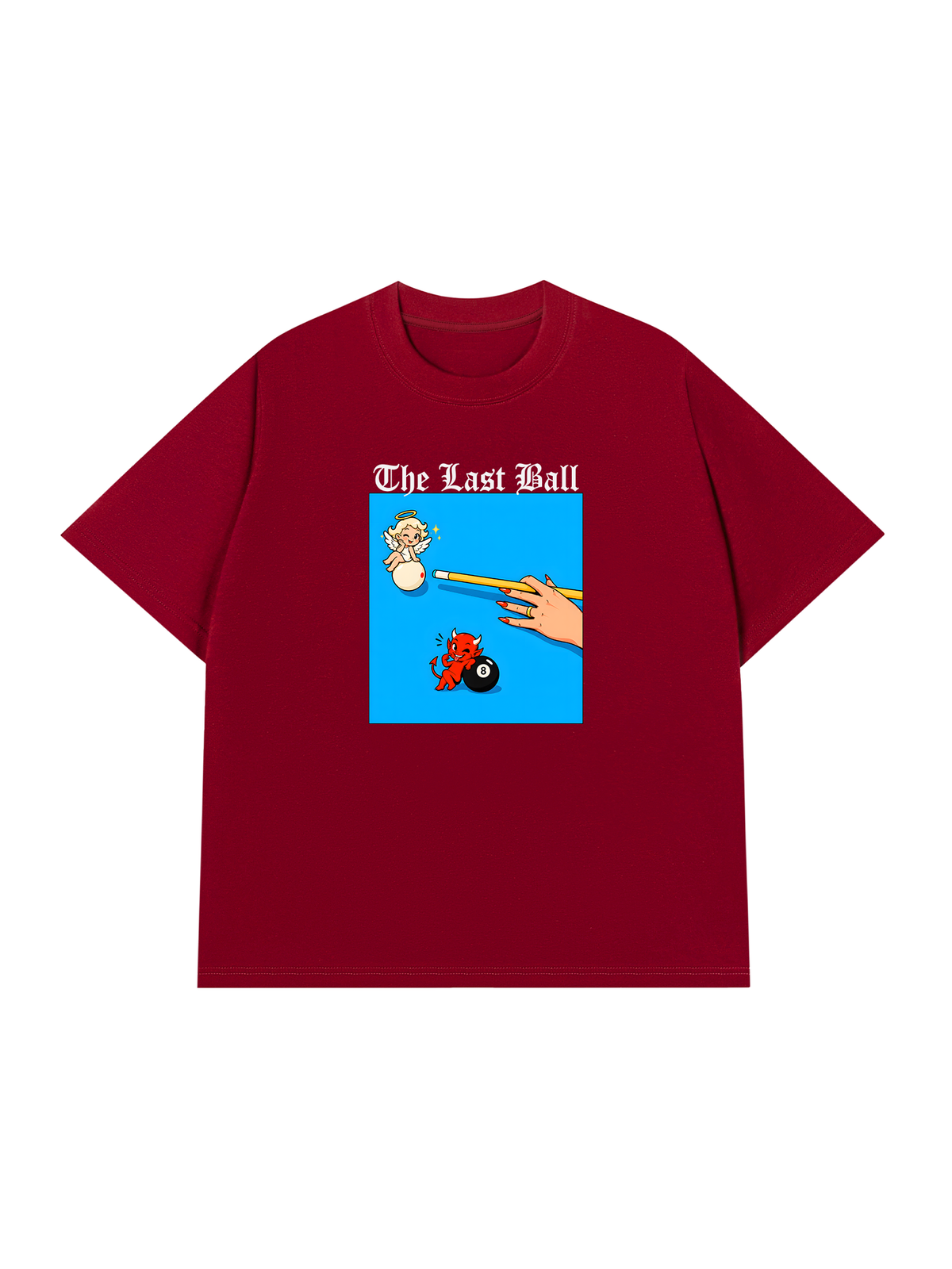 Áo Thun Relaxed Fit Angel & Devil Billiard