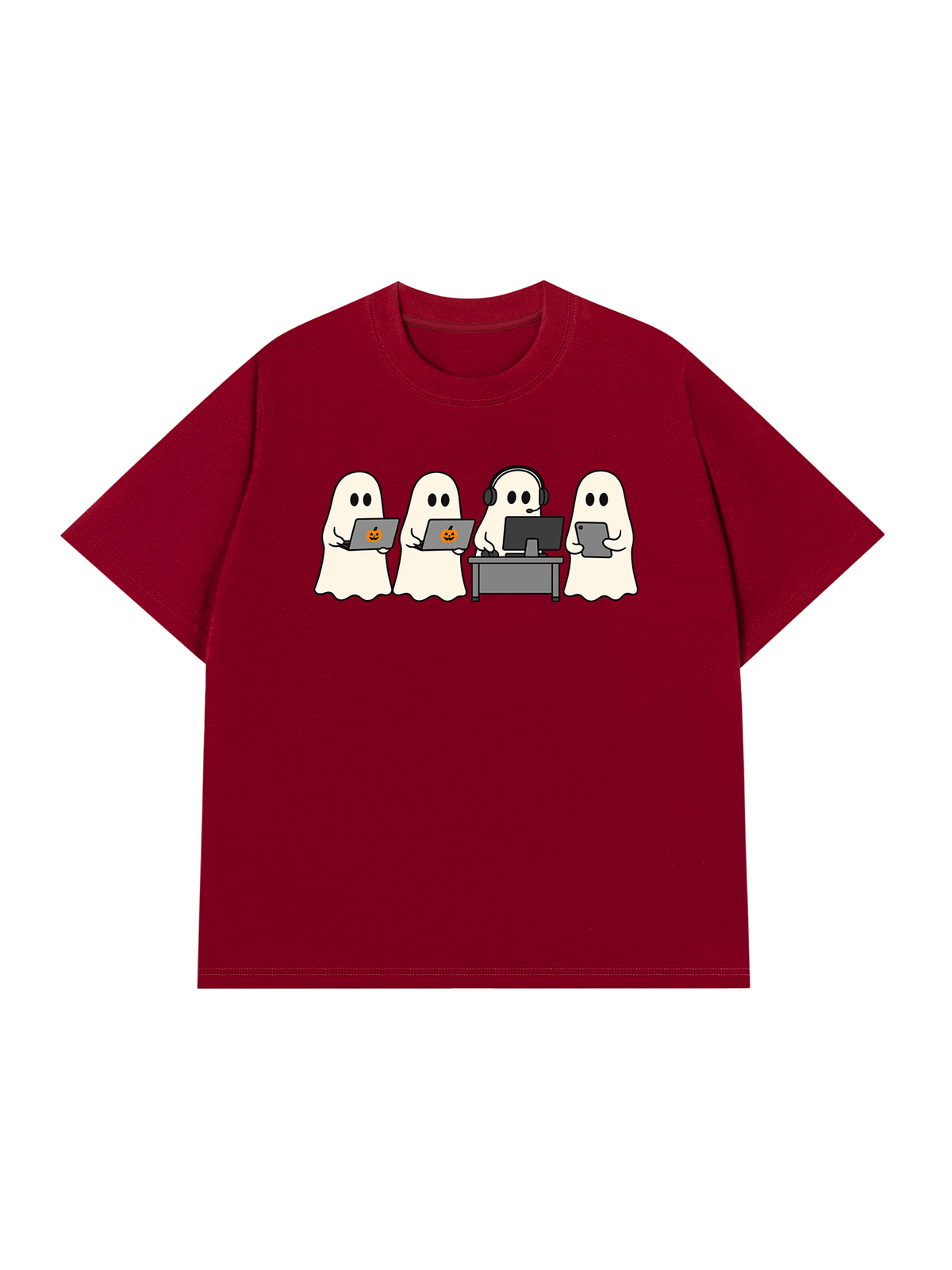 Áo Thun Relaxed Fit Ghost Office Squad