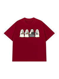 Áo Thun Relaxed Fit Ghost Office Squad