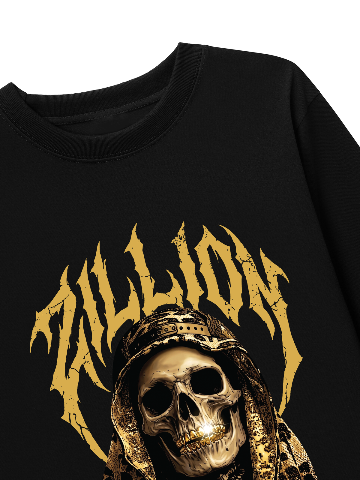 Áo Thun Dài Tay Golden Skull