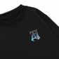 Áo Sweater Nỉ Hai Da  Hidden Meaning Zillion Black Blue Bandana