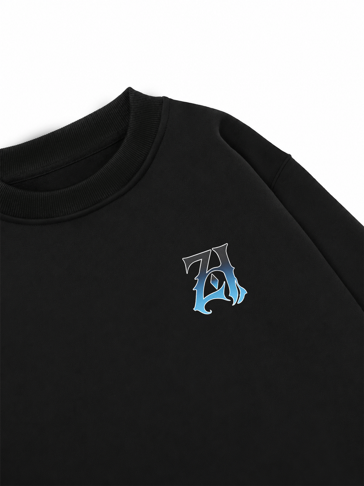 Áo Sweater Nỉ Hai Da  Hidden Meaning Zillion Black Blue Bandana