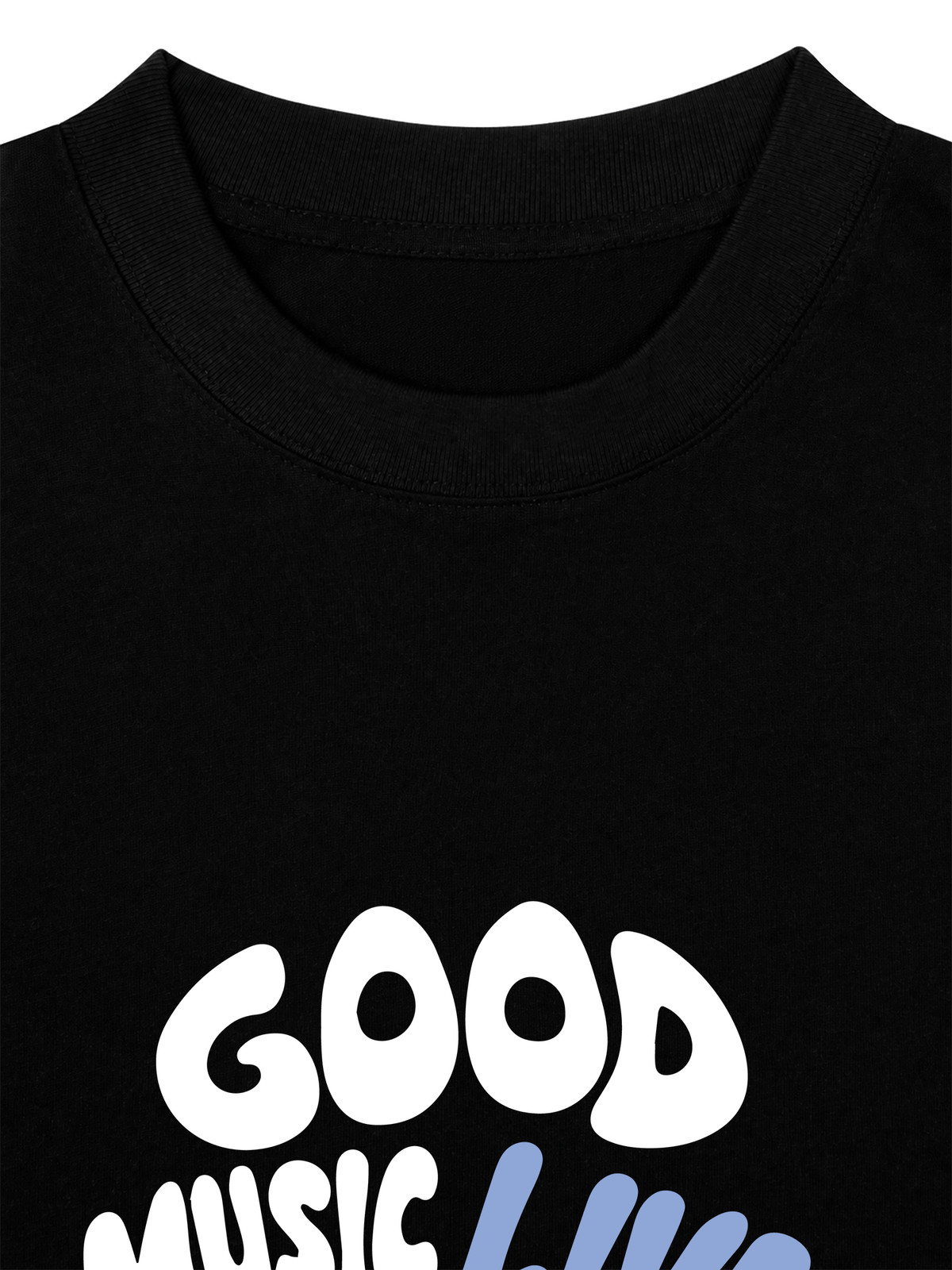 Áo Thun Boxy Good Music Lives Forever