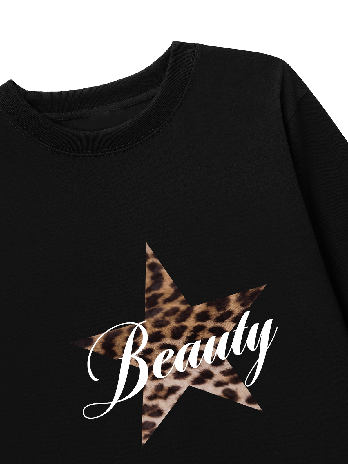 Áo Thun Dài Tay Beauty Leopard Star