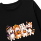 Áo Thun Dài Tay Meow Halloween