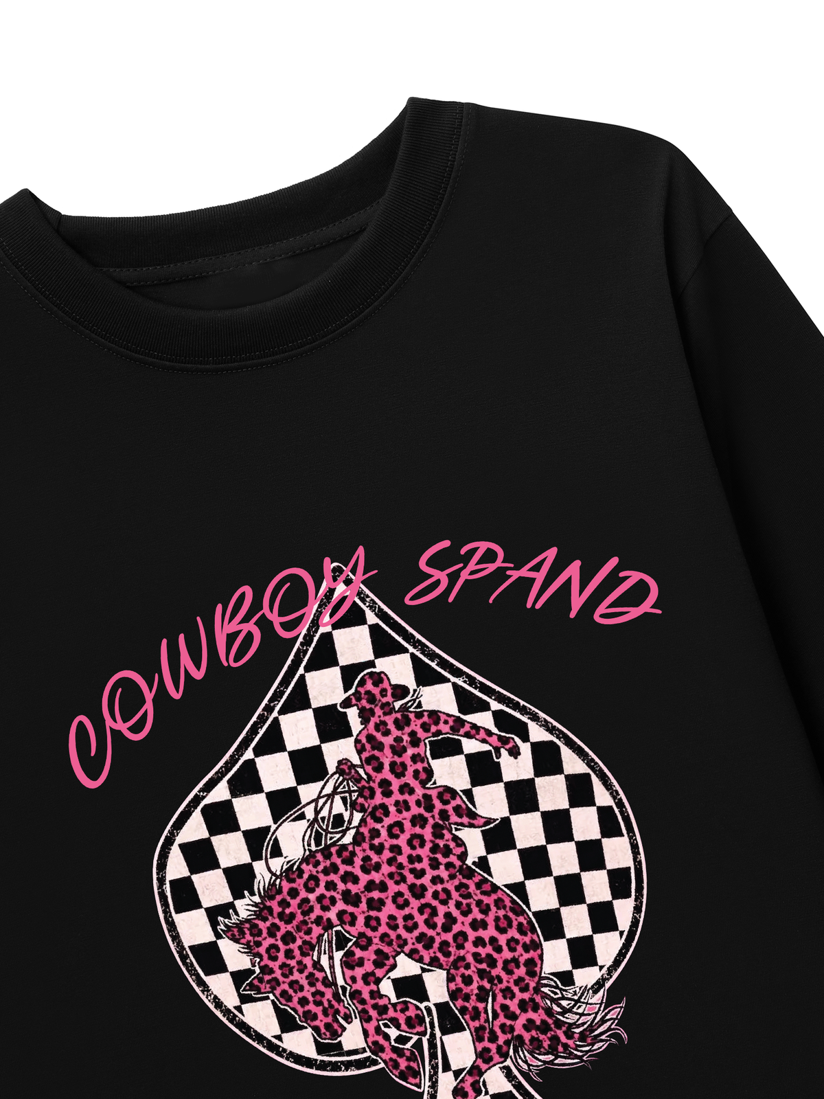 Áo Thun Dài Tay Pink Cowboy Spand