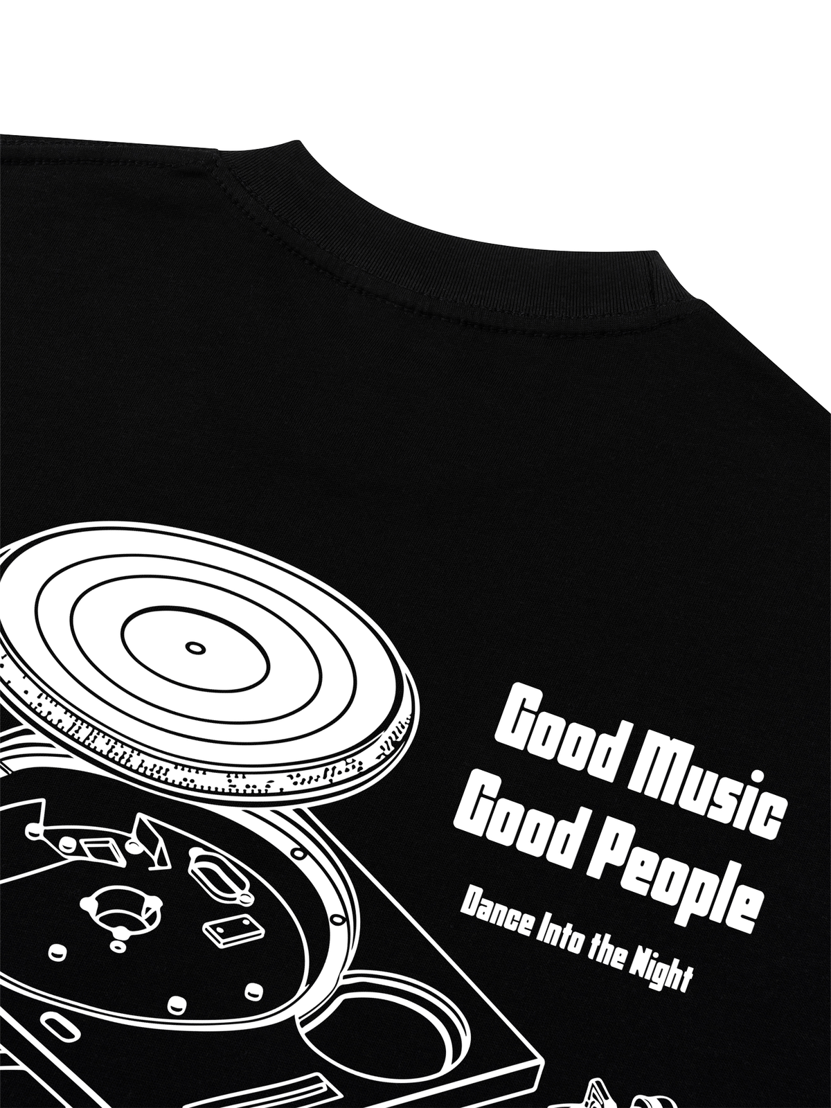 Áo Thun Boxy Good Music Good People