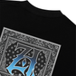 Áo Thun Boxy Hidden Meaning Zillion Black Blue Bandana