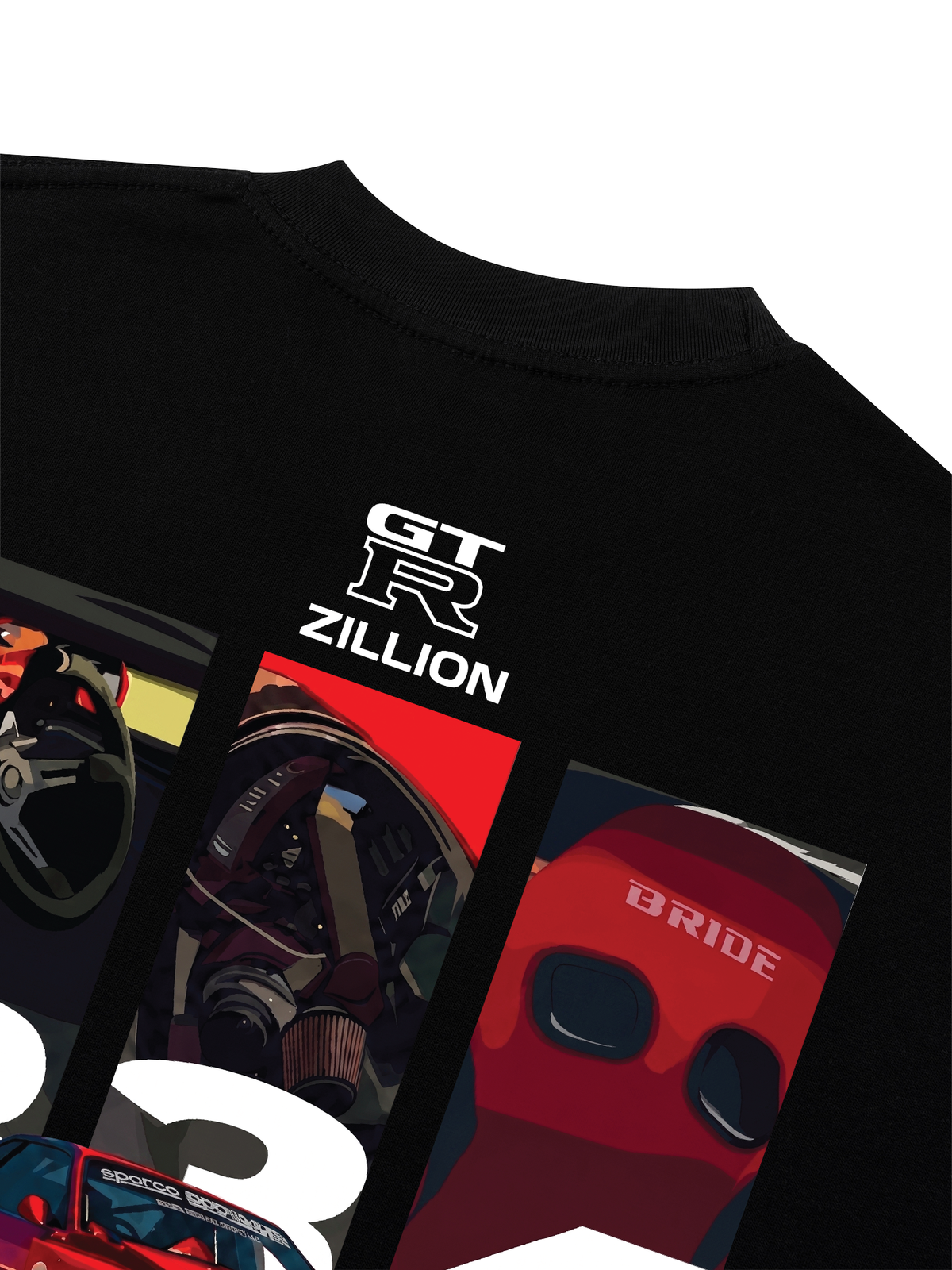Áo Thun Boxy Car Zillion GT R