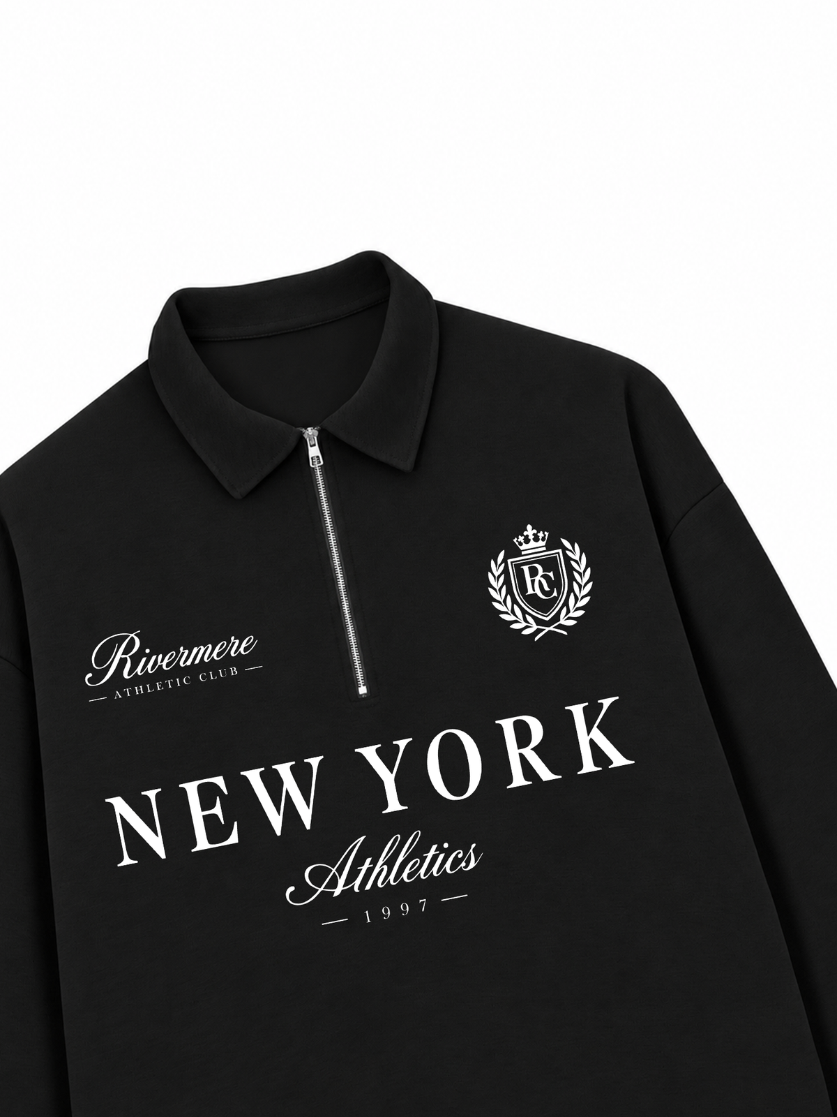 Áo Sweater Polo Nỉ Hai Da New York