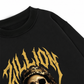 Áo Sweater Nỉ Hai Da Golden Skull