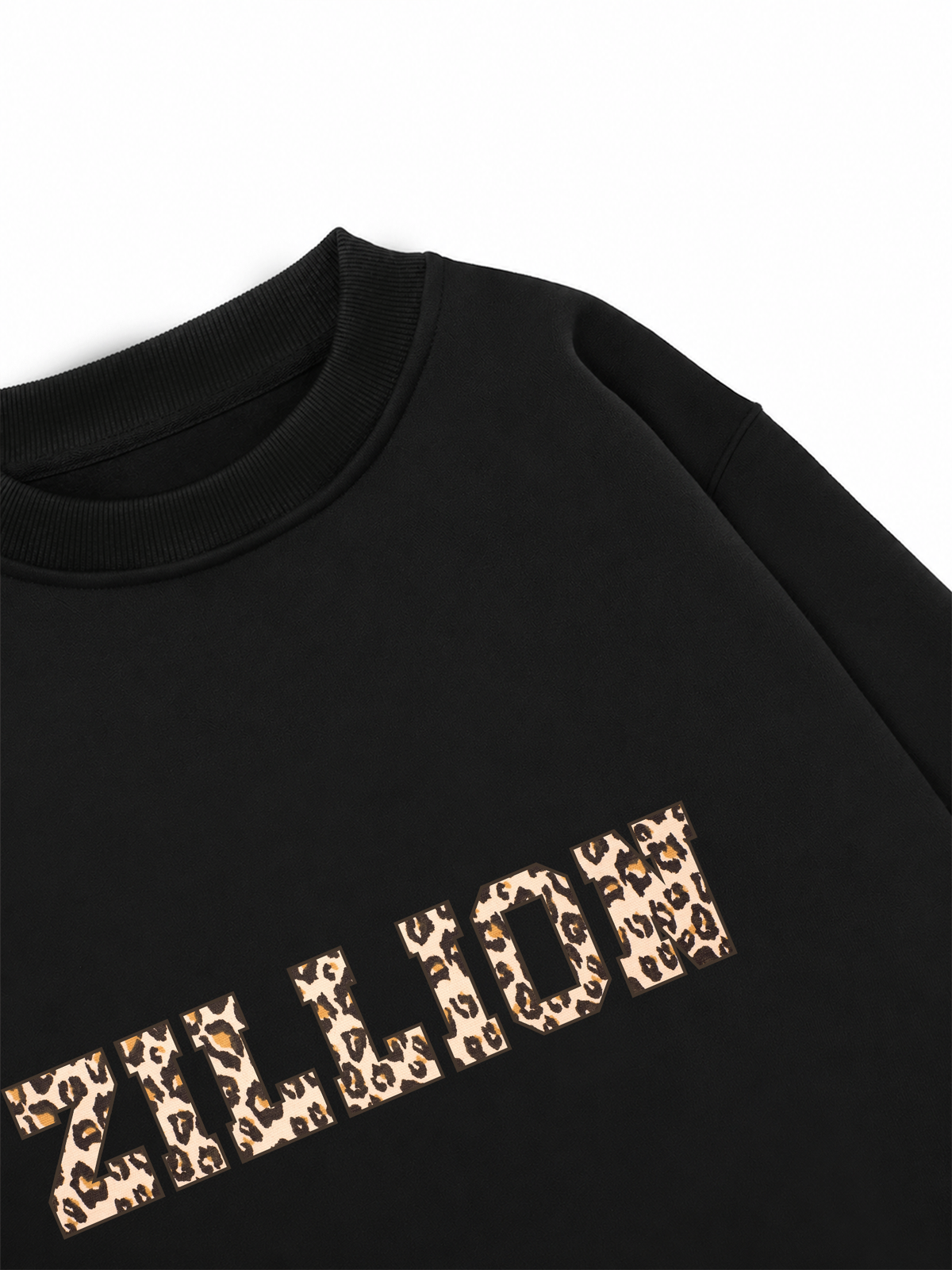 Áo Sweater Nỉ Hai Da Zillion Leopard