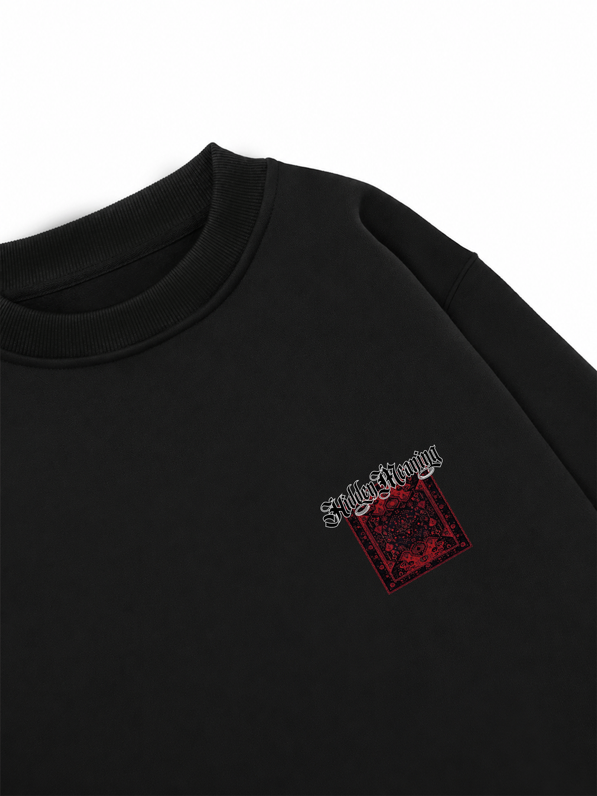 Áo Sweater Nỉ Hai Da Hidden Meaning Red Rug