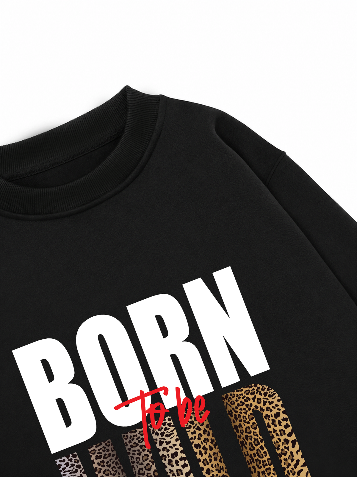 Áo Sweater Nỉ Hai Da Born To Be Wild