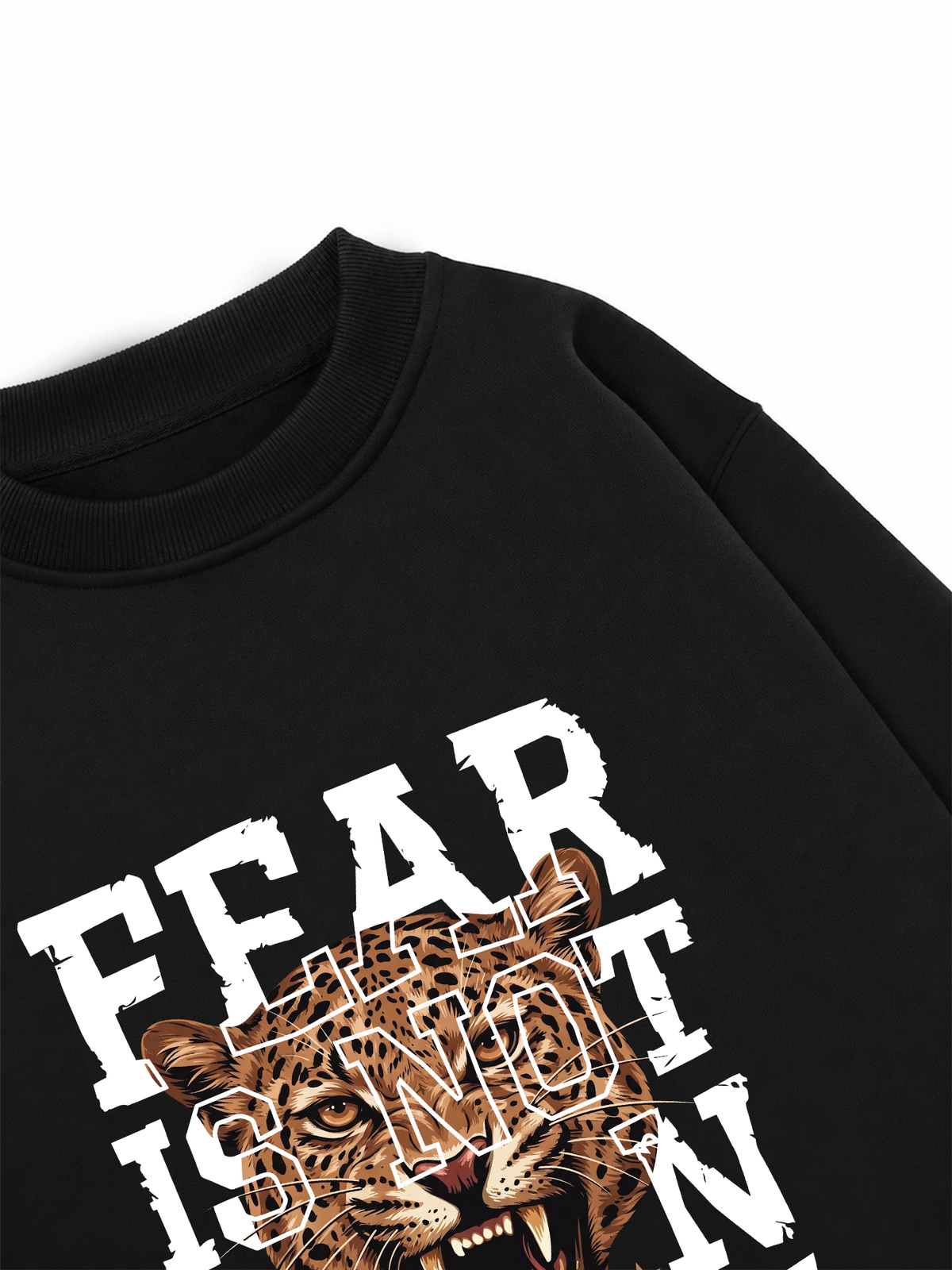 Áo Sweater Nỉ Hai Da Fear Is Not An Option