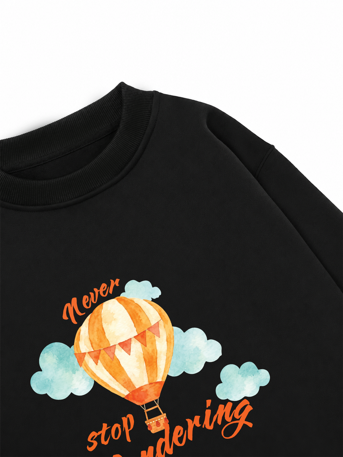 Áo Sweater Nỉ Hai Da Never Stop Wandering