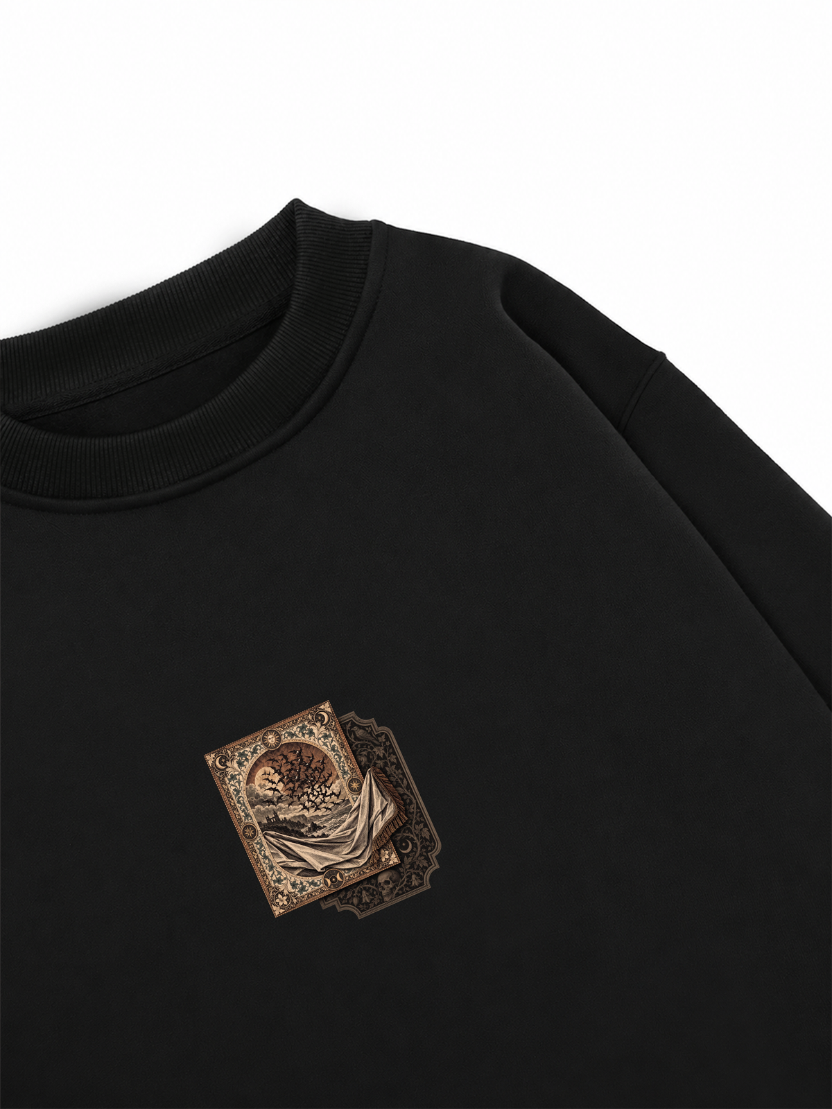 Áo Sweater Nỉ Hai Da Shadows of the Night