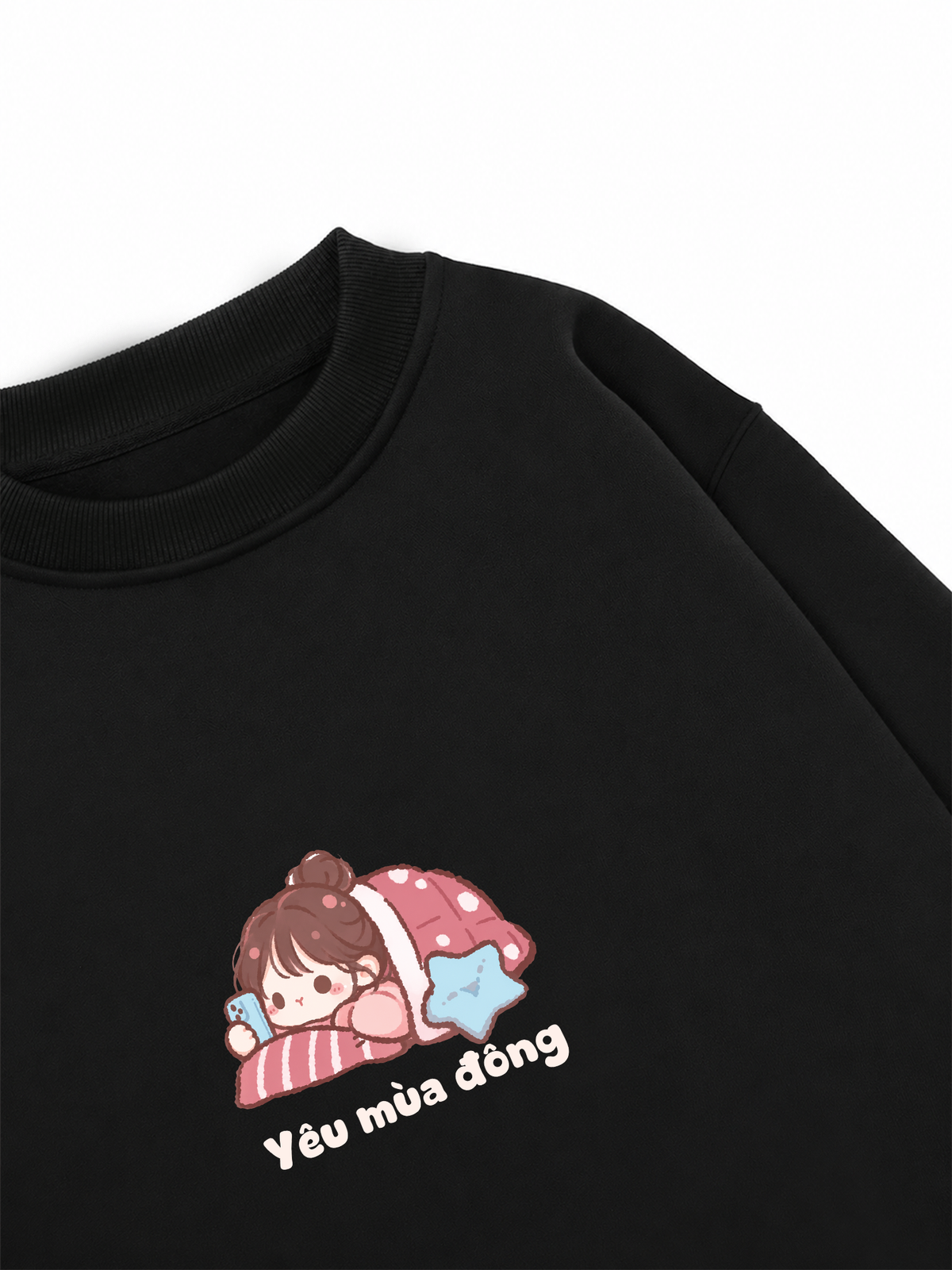 Áo Sweater Nỉ Hai Da Yêu Mùa Đông