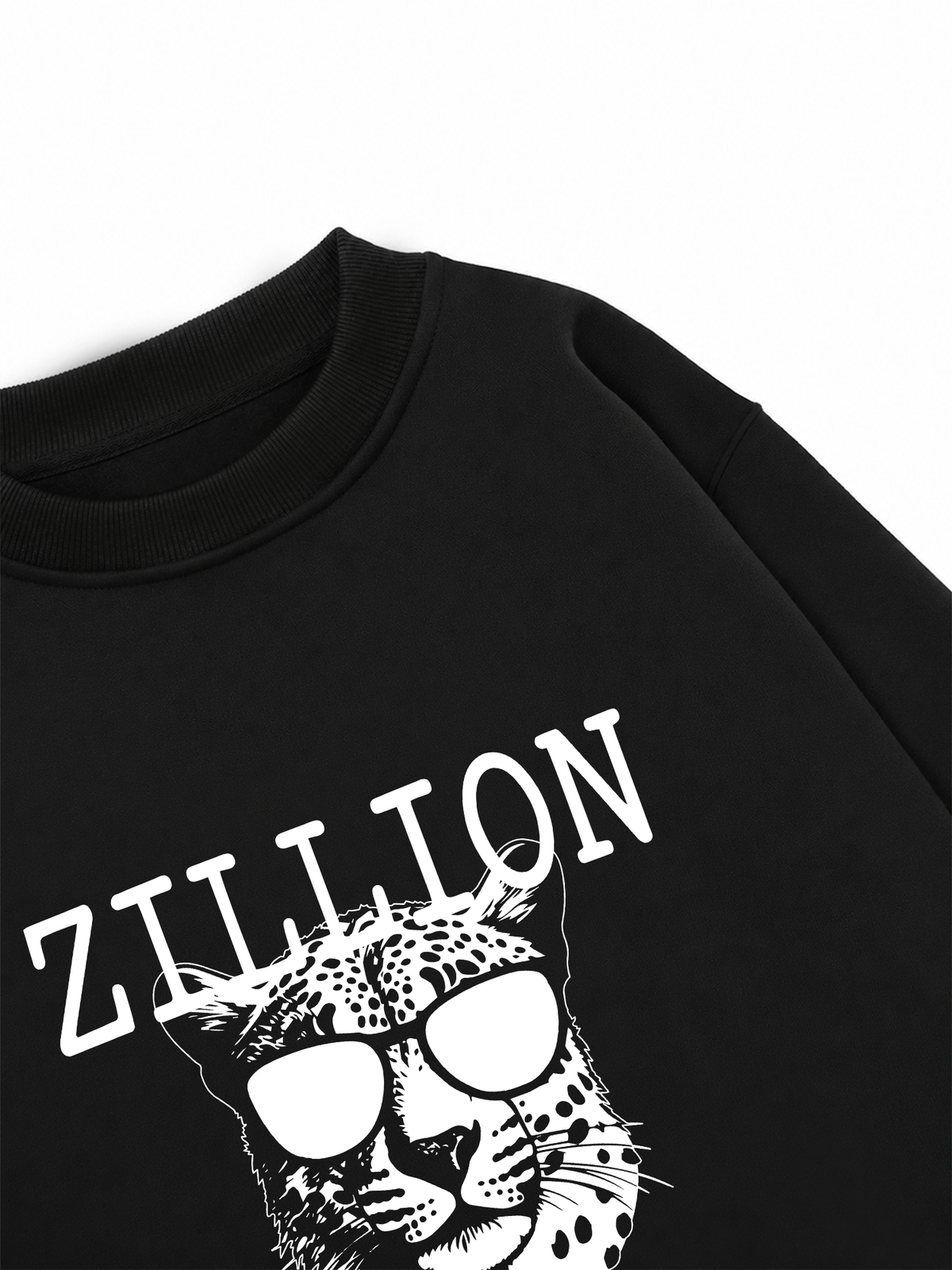 Áo Sweater Nỉ Hai Da Zillion Leopard