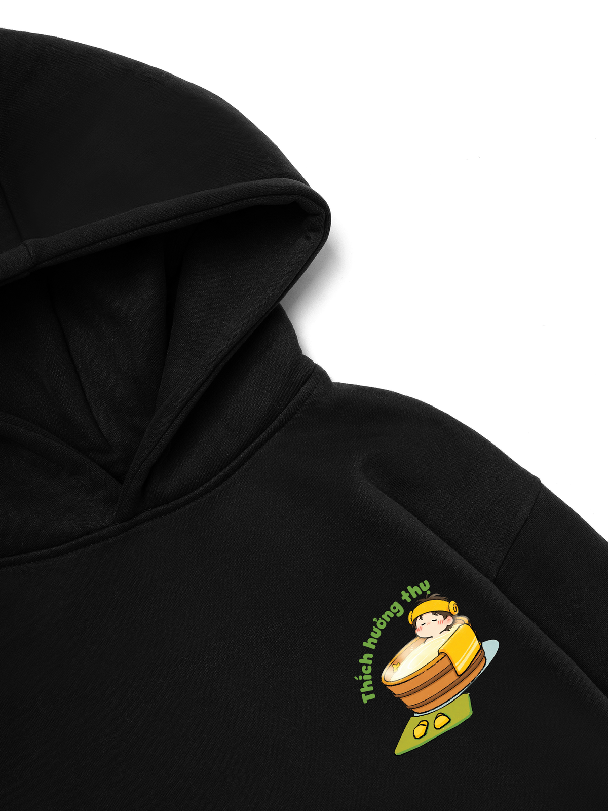 Áo Hoodie Nỉ Hai Da Thích Hưởng Thụ