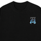 Áo Thun Relaxed Fit Hidden Meaning Zillion Black Blue Bandana